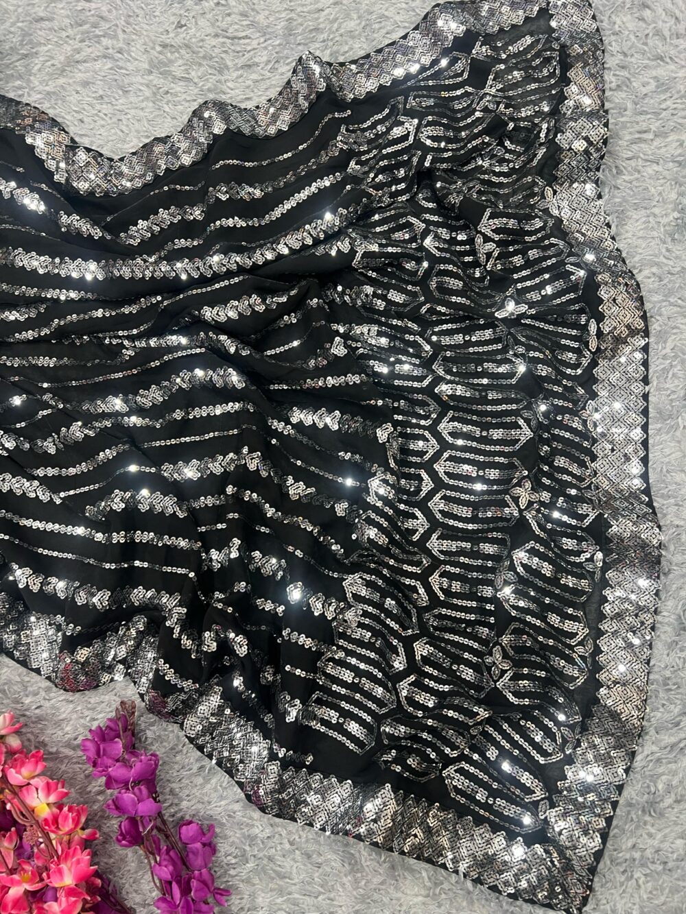 Premium sequence saree collection - Image 8
