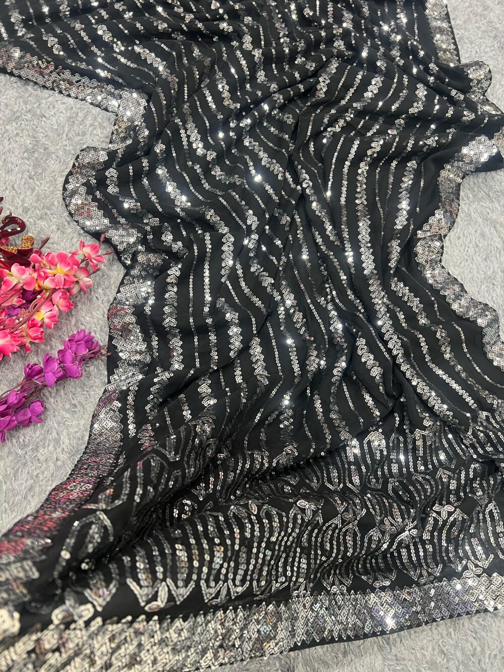 Premium sequence saree collection - Image 14