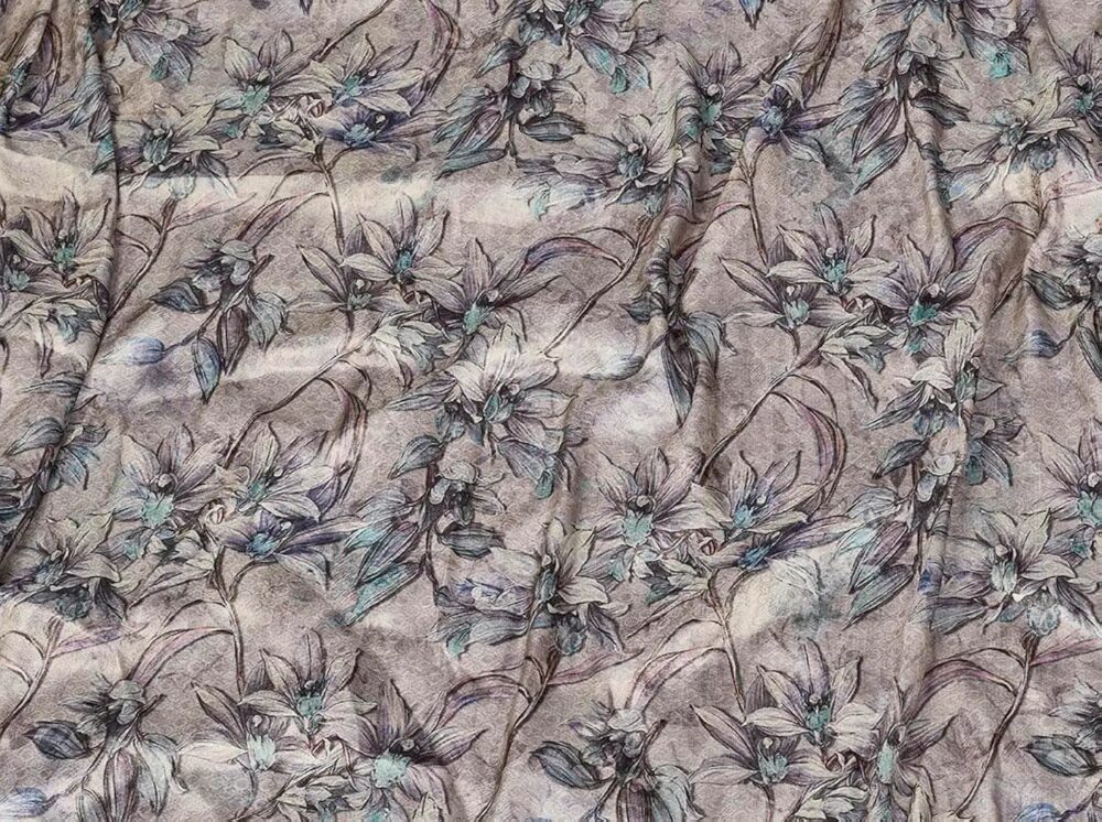 Drape yourself in elegance with this stunning Women's Digital Print Art Silk Saree With Unstitched Blouse Piece. - Image 64