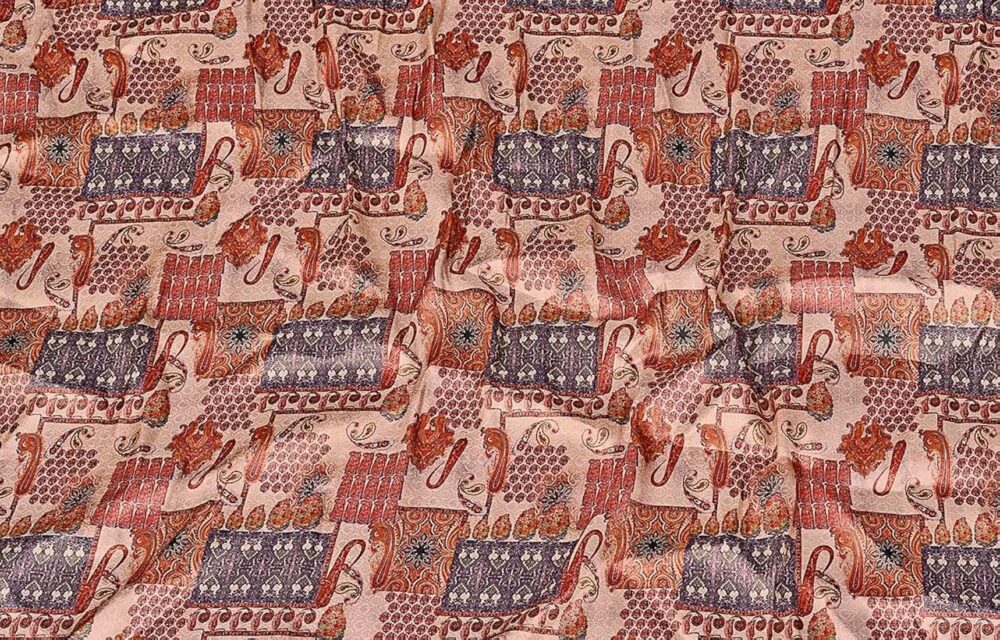 Drape yourself in elegance with this stunning Women's Digital Print Art Silk Saree With Unstitched Blouse Piece. - Image 44