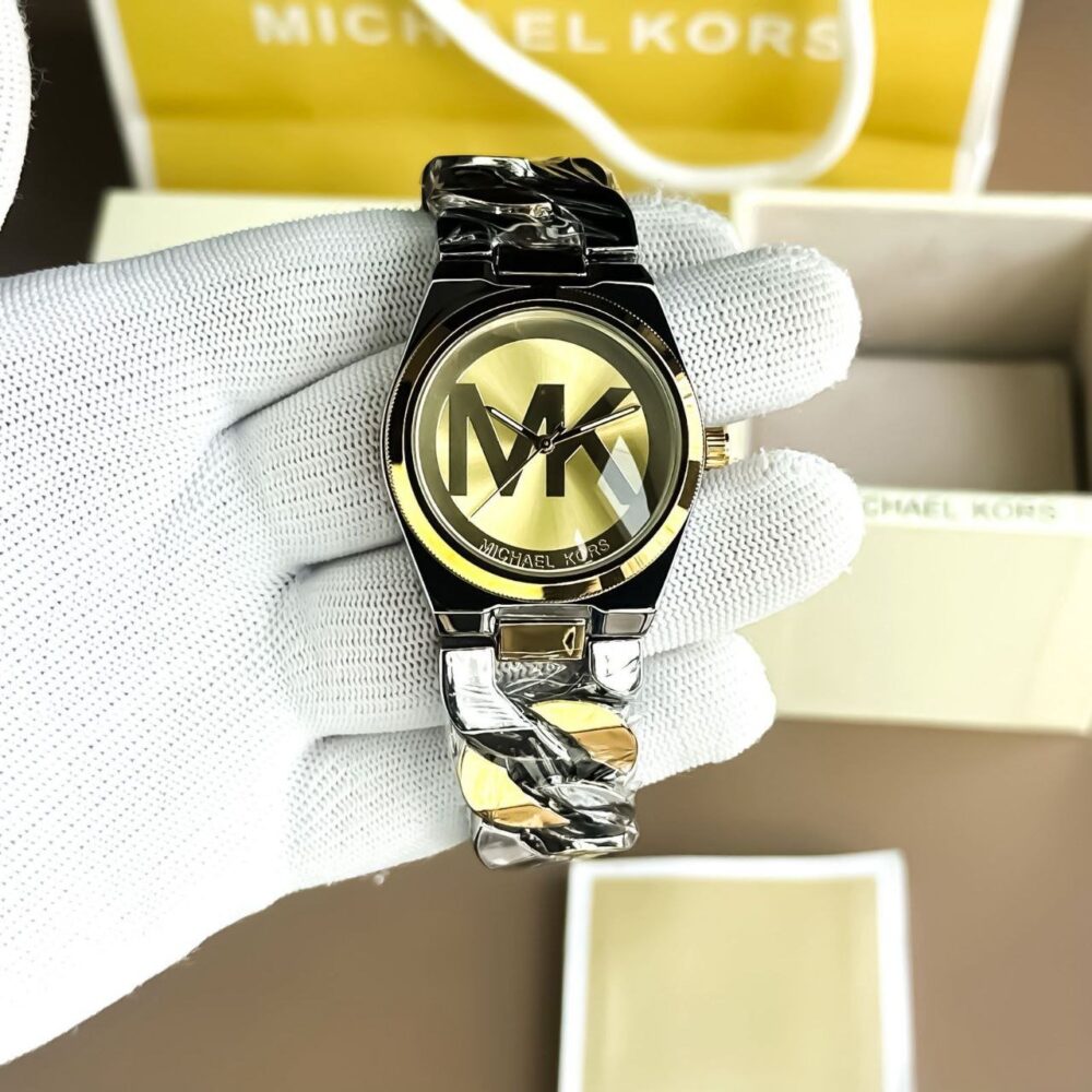 This Michael Kors Darci face watch (Model Name - Mk Elena) seems like a stylish and elegant timepiece. - Image 2