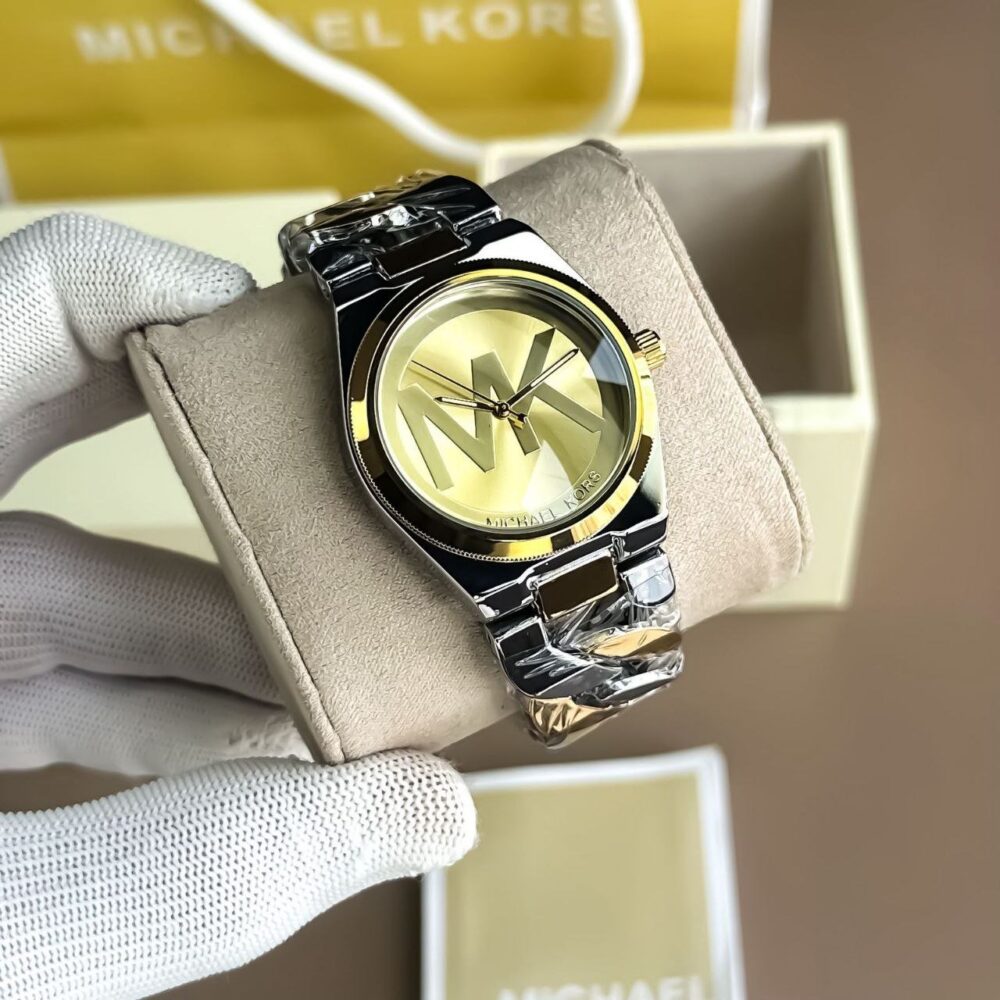 This Michael Kors Darci face watch (Model Name - Mk Elena) seems like a stylish and elegant timepiece. - Image 3